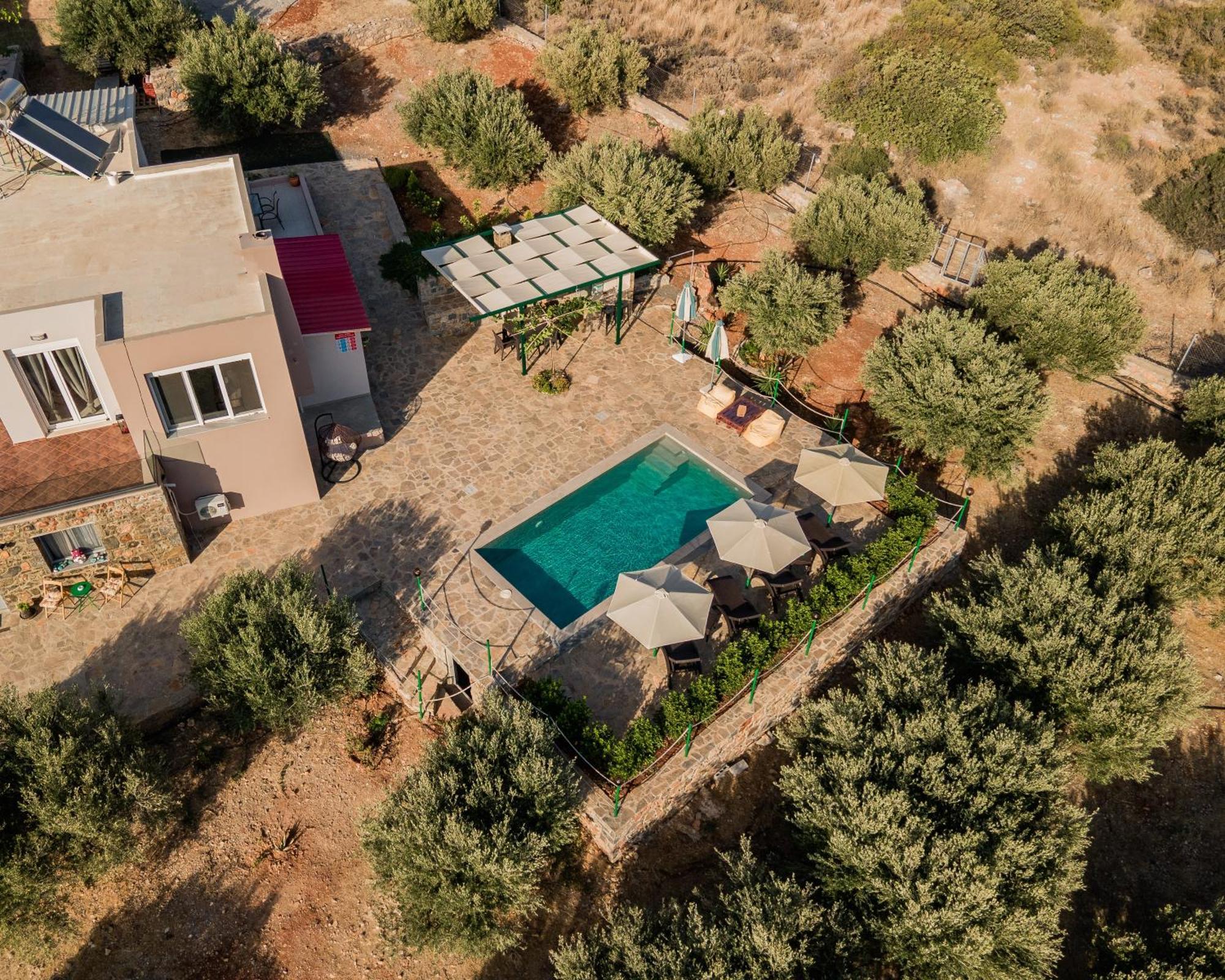סיסי Villa Aktis With Freshwater Pool And Sea View מראה חיצוני תמונה