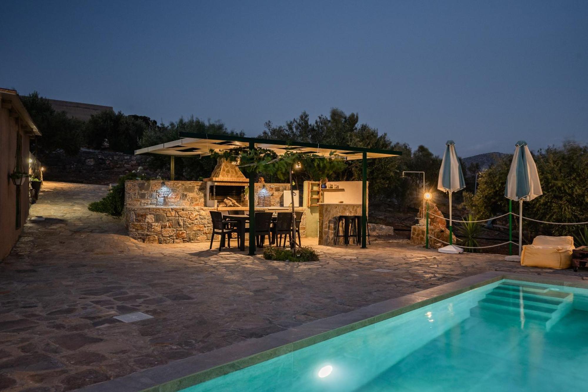 סיסי Villa Aktis With Freshwater Pool And Sea View מראה חיצוני תמונה