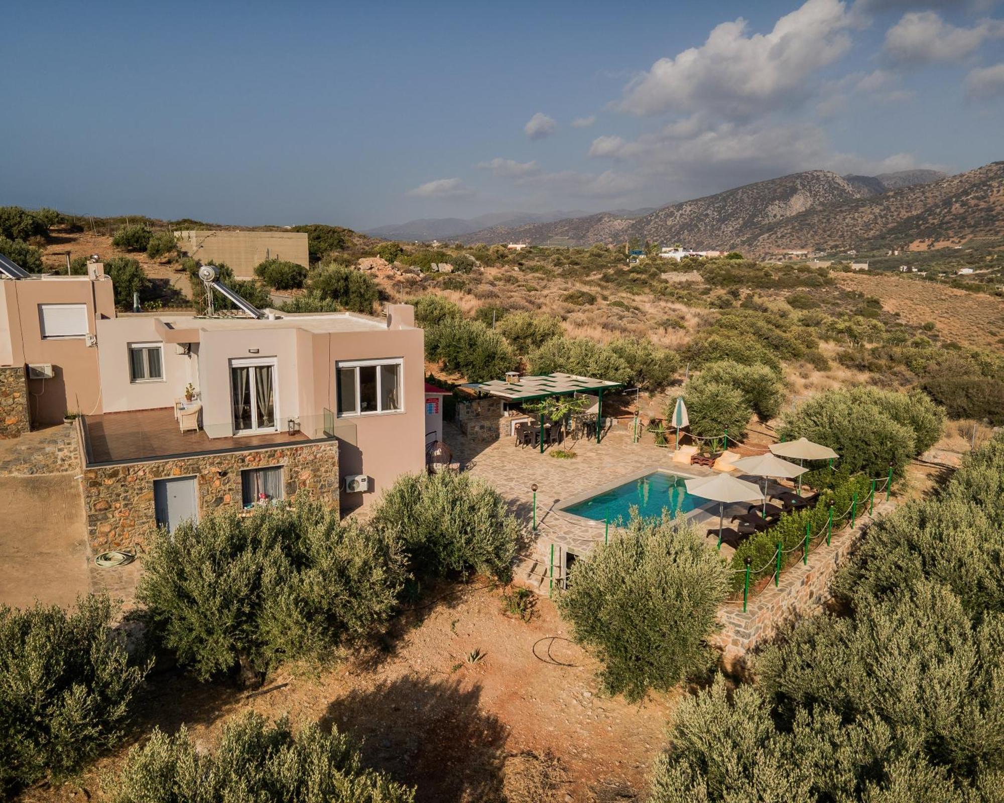 סיסי Villa Aktis With Freshwater Pool And Sea View מראה חיצוני תמונה