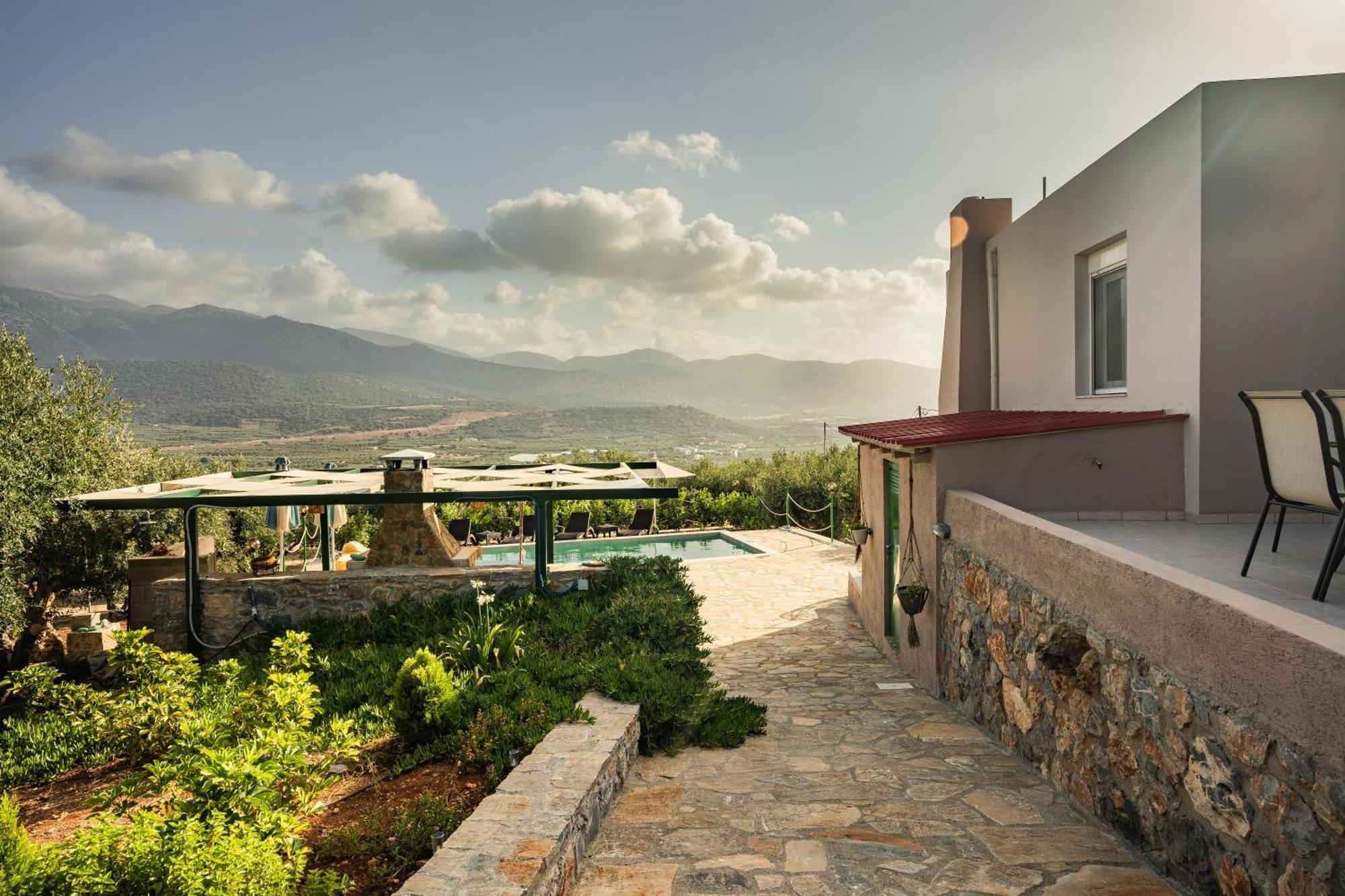 סיסי Villa Aktis With Freshwater Pool And Sea View מראה חיצוני תמונה