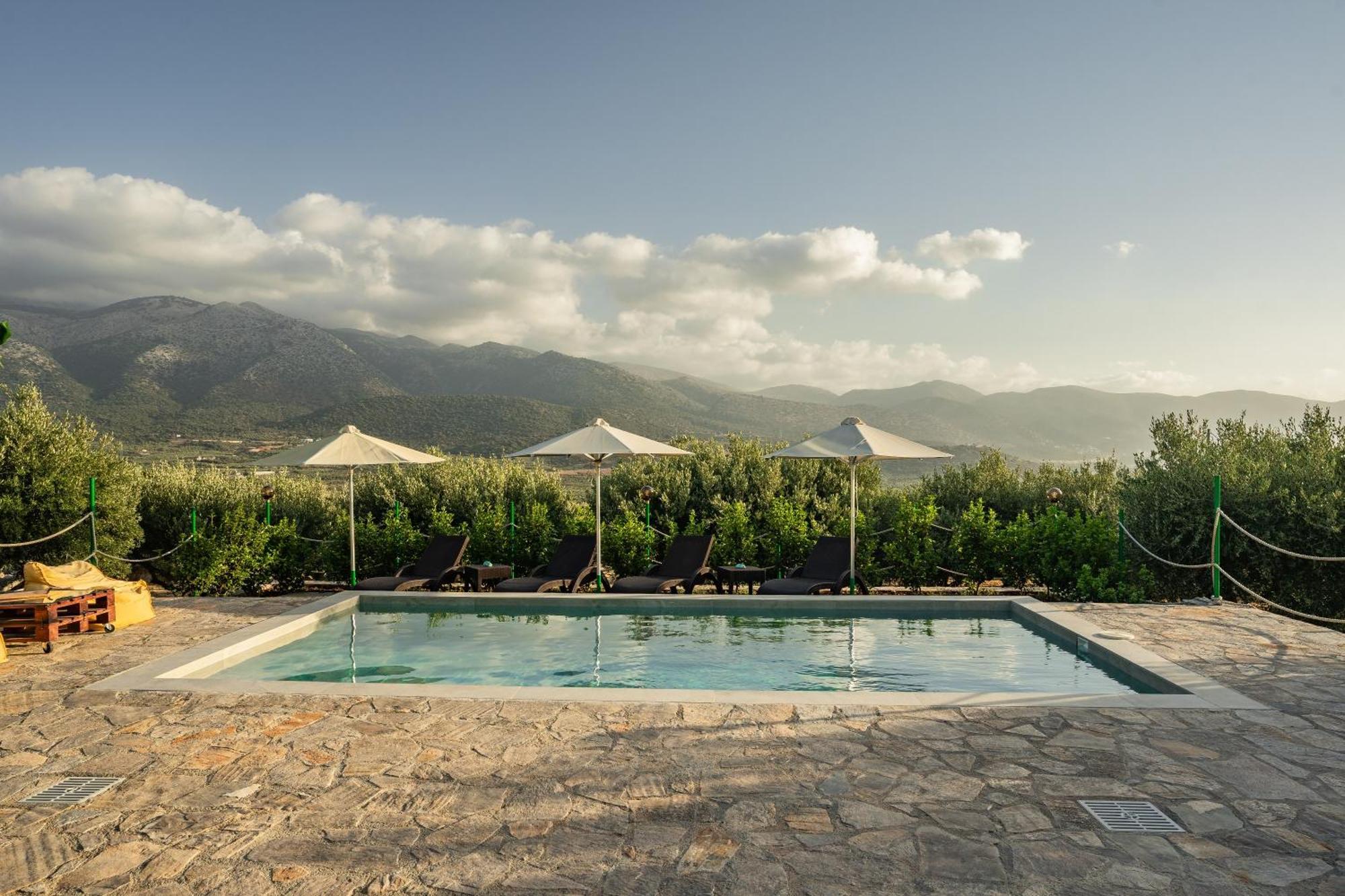 סיסי Villa Aktis With Freshwater Pool And Sea View מראה חיצוני תמונה