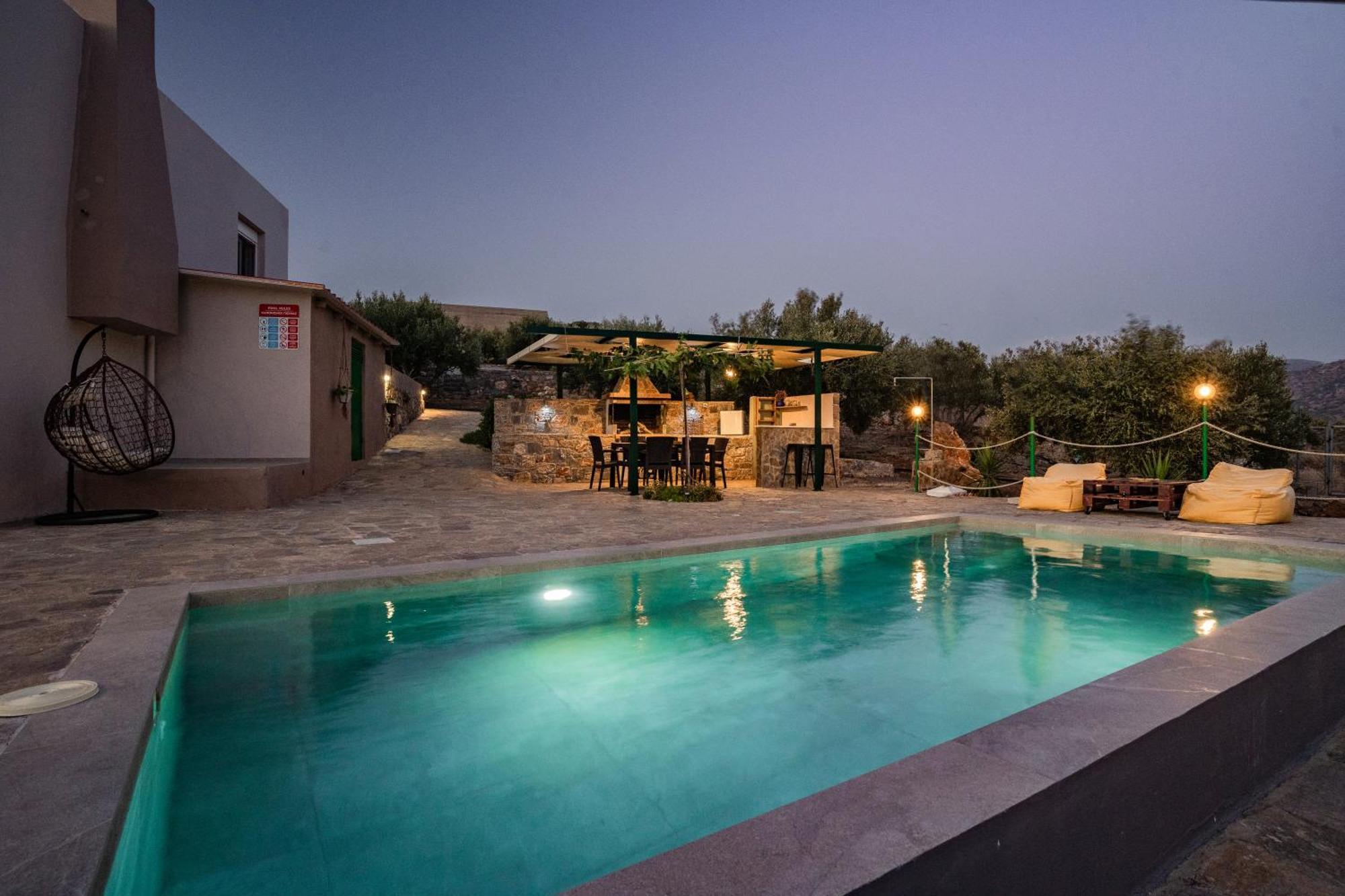 סיסי Villa Aktis With Freshwater Pool And Sea View מראה חיצוני תמונה