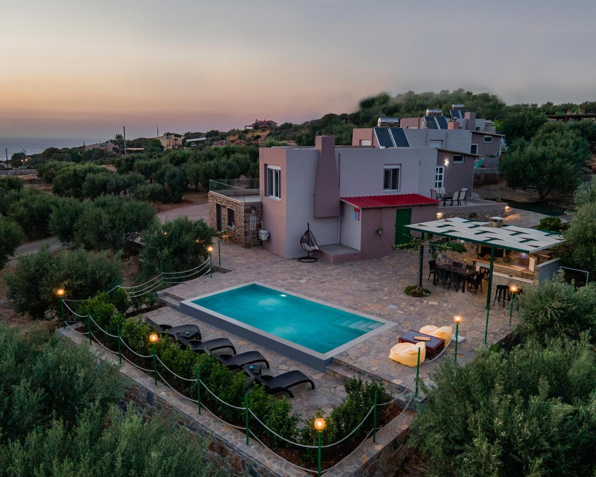 סיסי Villa Aktis With Freshwater Pool And Sea View מראה חיצוני תמונה